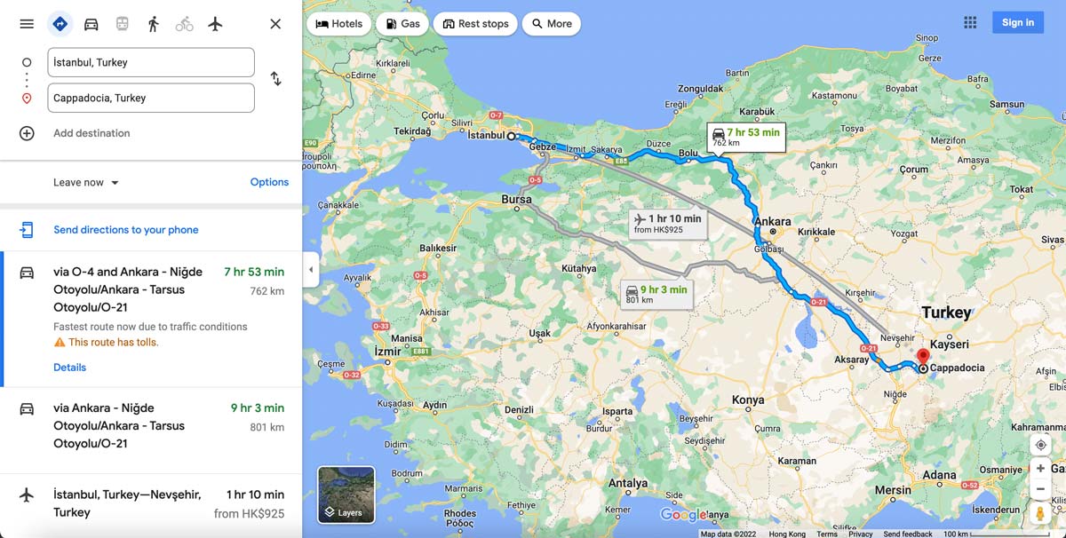 How To Get From Istanbul To Cappadocia In 2024 5 BEST Ways The   Istanbul To Cappadocia Distance 