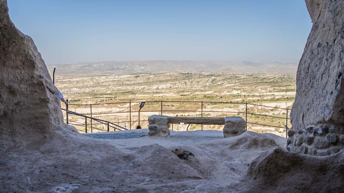 views from uchisar castle