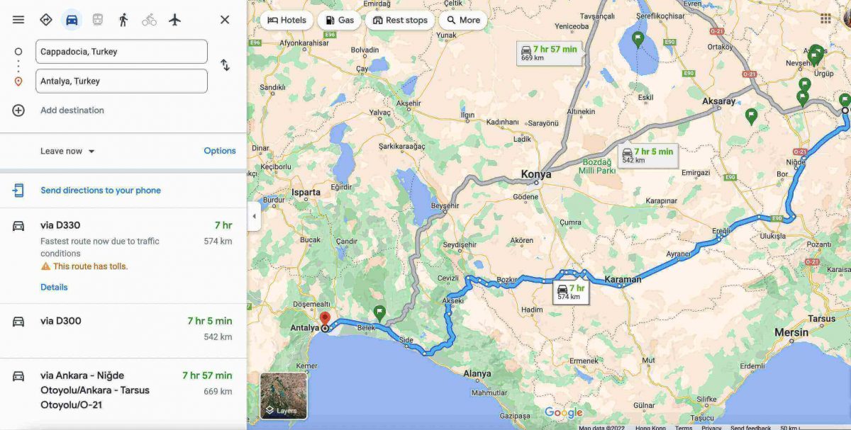 Getting From Cappadocia To Antalya What Is The Best Way The Turkey