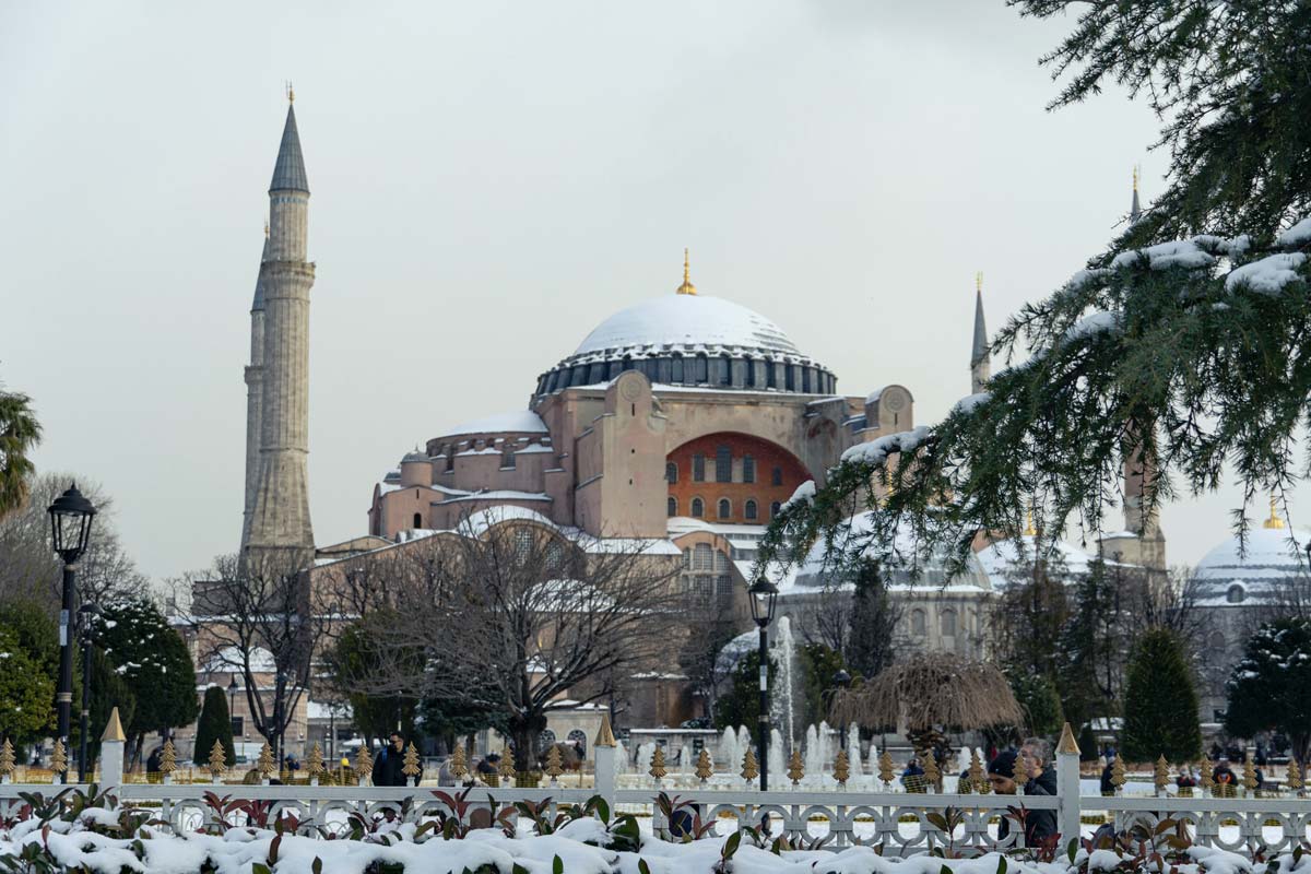 Hagia-Sophia-In-Winter