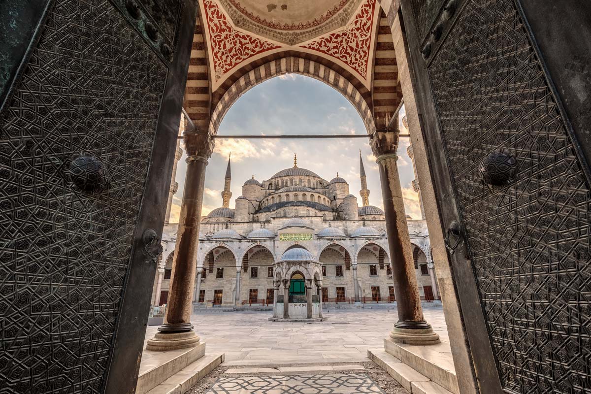 The Blue Mosque Istanbul, Turkey. Sultanahmet Camii.