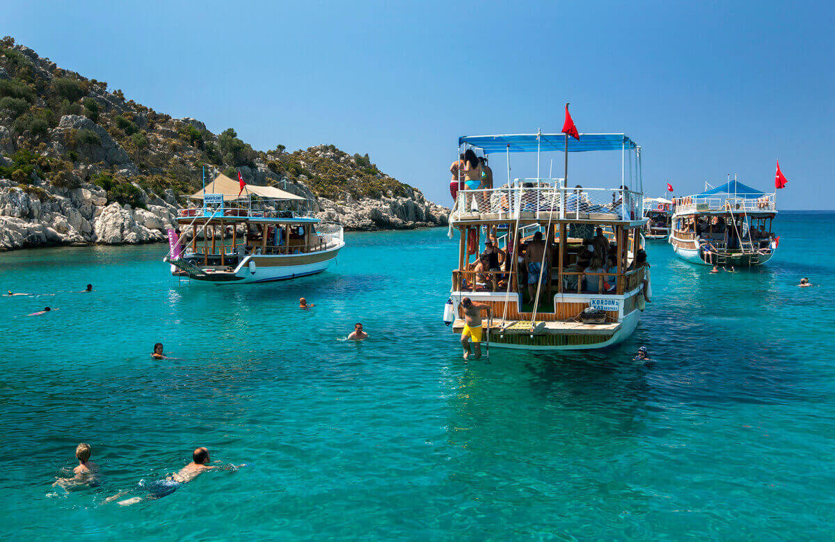 antalya boat tour half day