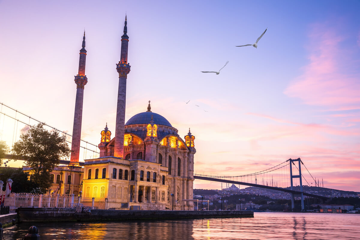 ortakoy at sunrise