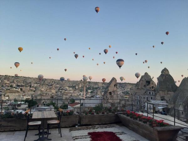 Artemis Cave Suites Views Hot Air Balloon