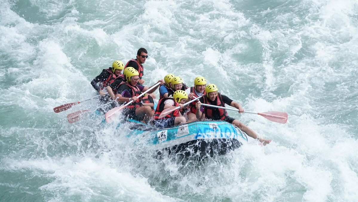 white water rafting in koprulu canyon