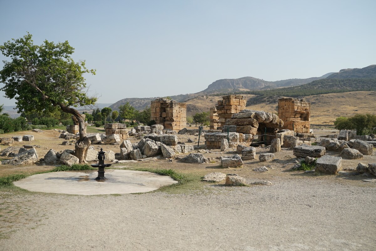 tomb inside Hierapolis Ancient City